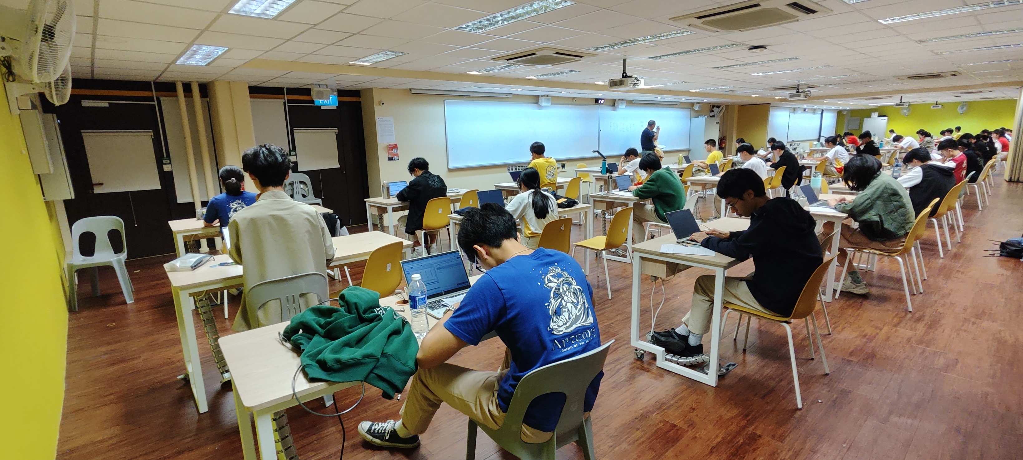 CSC students practice session at Hwa Chong