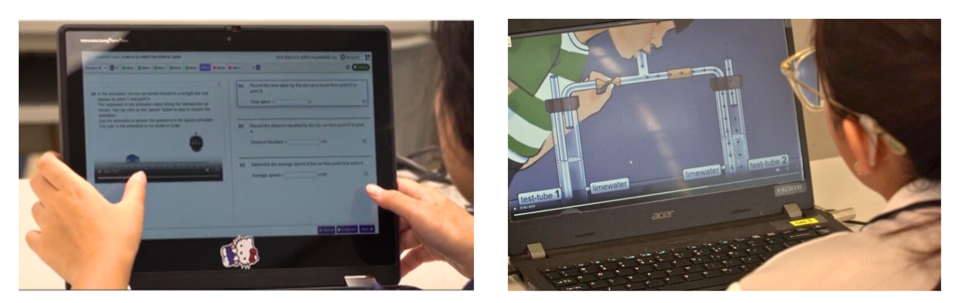 N(T)-Level Science e-Exam leverages on rich multimedia like animations, simulations and videos